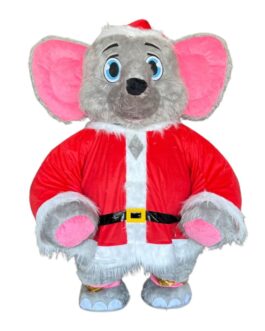 Christmas Elephant Mascots Costume