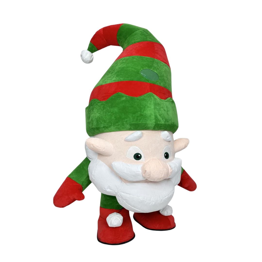 New Big Head Santa Mascots Costume