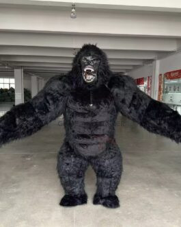Vertical Gorilla Mascot Costume