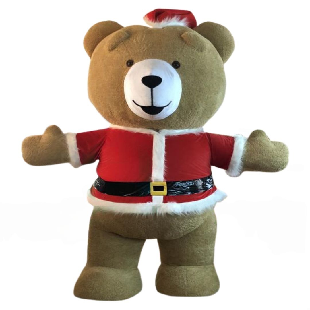 Christmas Teddy Bear Mascots Costume